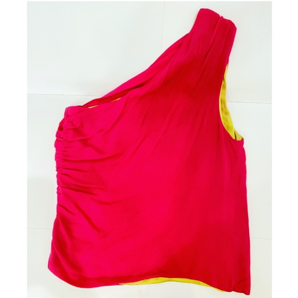 ALICE+OLIVIA One Shoulder Top Sz S